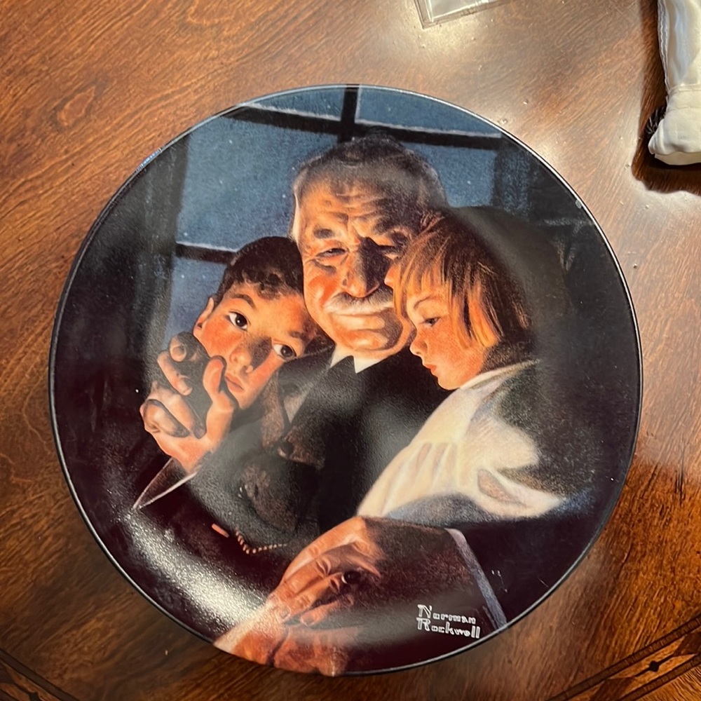 Norman Rockwell Plate - 2000